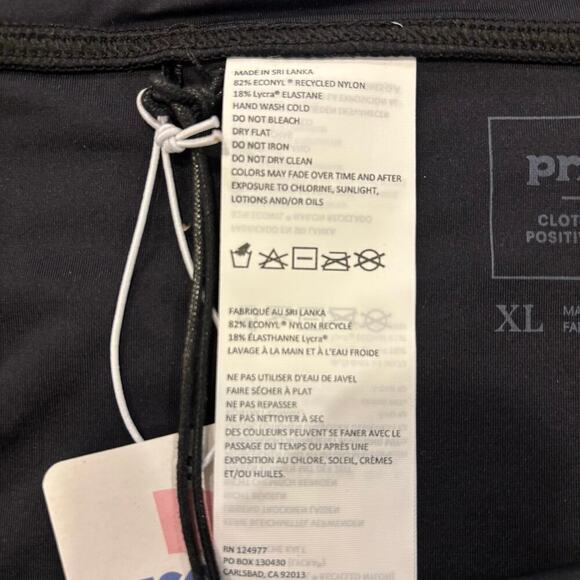 PRANA NWT Black Summer Wave Swim Bottom, Size, XL - Picture 7 of 10